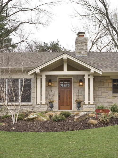 Ranch Portico Home Design Ideas, Pictures, Remodel and Decor