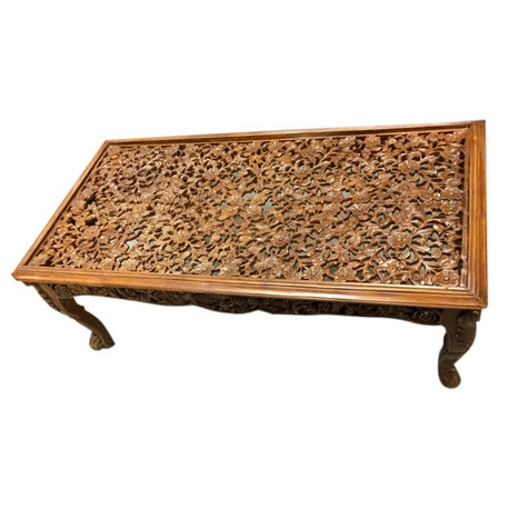 Mogul Interior - Floral Lattice Coffee Table - Coffee Tables