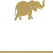 Gold Elephant Place Cards