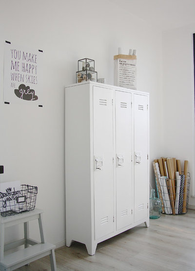 Scandinavian Home Office & Library by Holly Marder