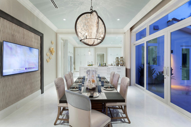 Contemporary Dining Room by Marc-Michaels Interior Design
