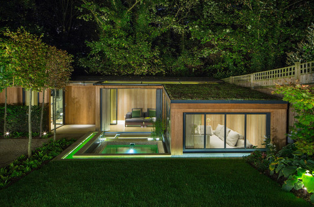 Contemporary Garden Shed and Building by Folio Design London