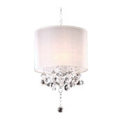 Crystal Silver Chandelier