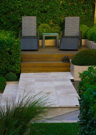 Contemporary Patio by Art in Green