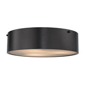 Clayton 3 Light Flush, Oil Rubbed Bronze