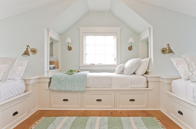 Beach Style Bedroom by JMS Architecture LLC