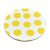 Polka Dot Pattern Wood Coasters by Party Mojo