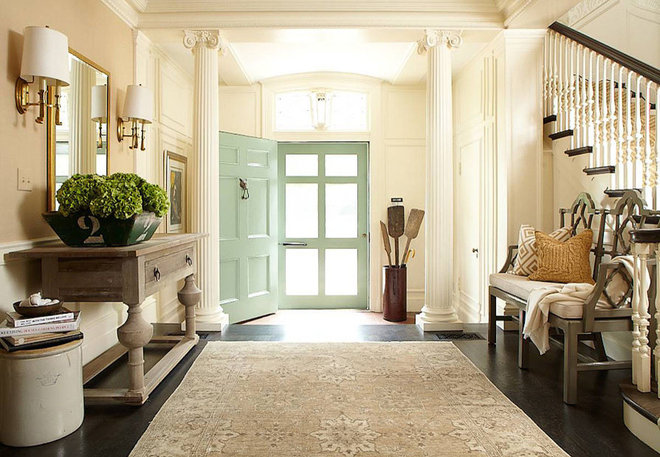 Traditional Entry by Hudson Interior Design