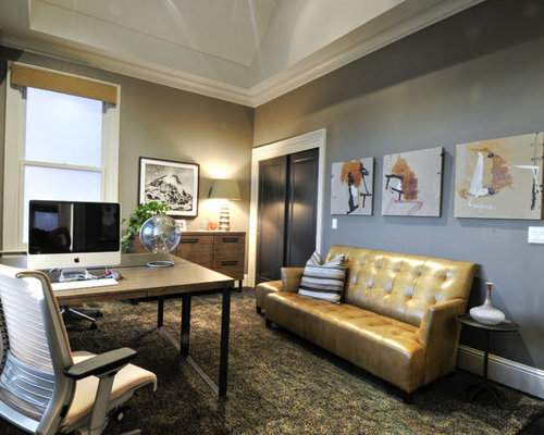 Sophisticated Home Office Home Design Ideas, Pictures, Remodel and Decor