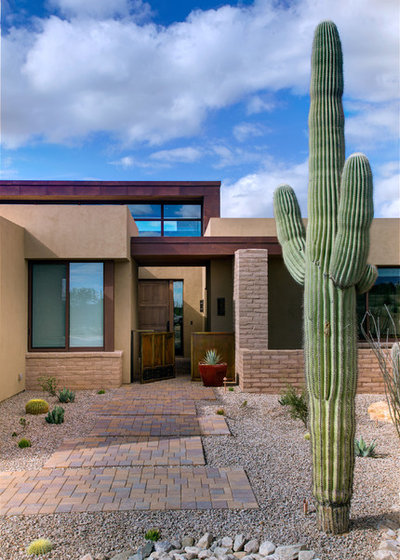 Southwestern Exterior by Dove Mountain Homes