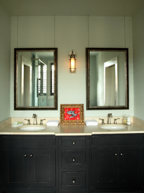 Cable Hung Mirror Home Design Ideas, Pictures, Remodel and Decor