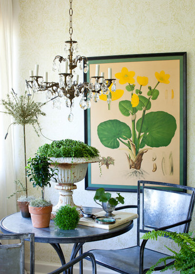 Eclectic Living Room by Lauren Liess Interiors