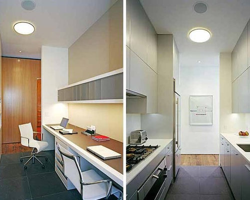 Narrow Office Space Home Design Ideas, Pictures, Remodel and Decor
