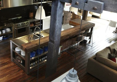 Industrial Kitchen by SALT Homes