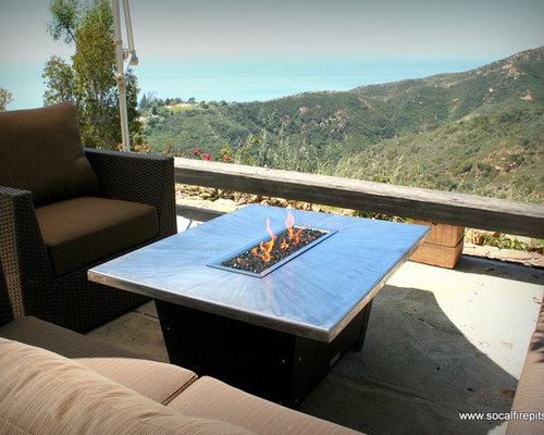 Rectangular Fire Pit Home Design Ideas, Pictures, Remodel and Decor