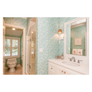 Chevy Chase Md Traditional House Remodel Beach Style Bathroom Dc