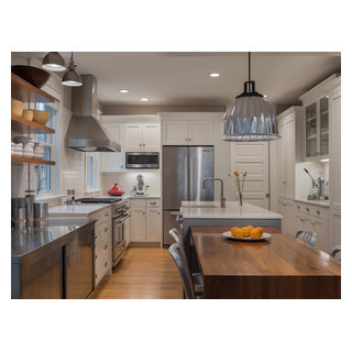 Contemporary Clues In A Grand Old Classic Transitional Kitchen