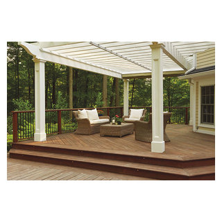 Retractable Pergola Canopy Morris Plains Traditional Patio New York By ShadeFX Houzz