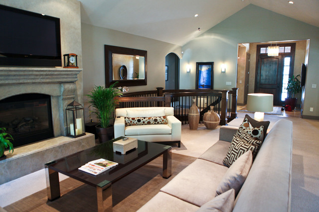 Contemporary Traditional Living Room