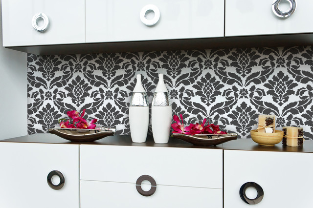 Classic damask stencil classico stencil per pareti san diego ...