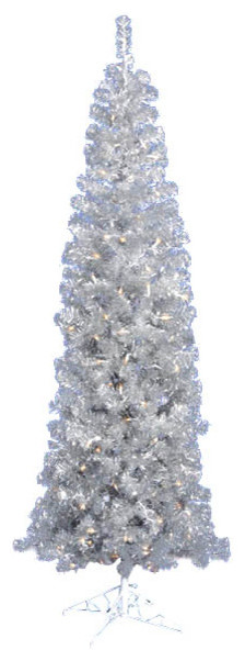 pre lit artificial tinsel pencil christmas tree clear pre lit artificial tinsel pencil christmas tree clear