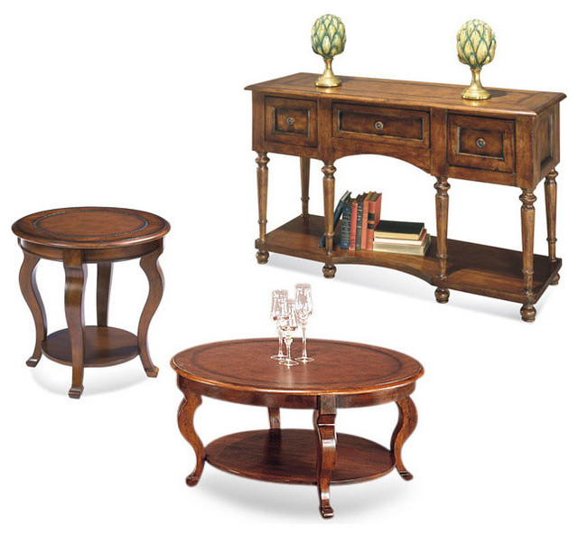 Bassett Mirror Pontevecchio 3 Piece Cocktail Table Set Traditional