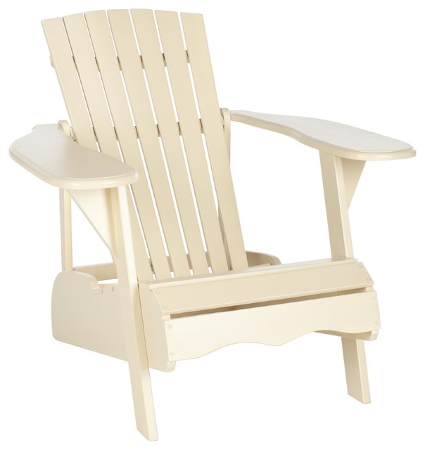  Adirondack Beige Acacia Wood Chair contemporary-adirondack-chairs