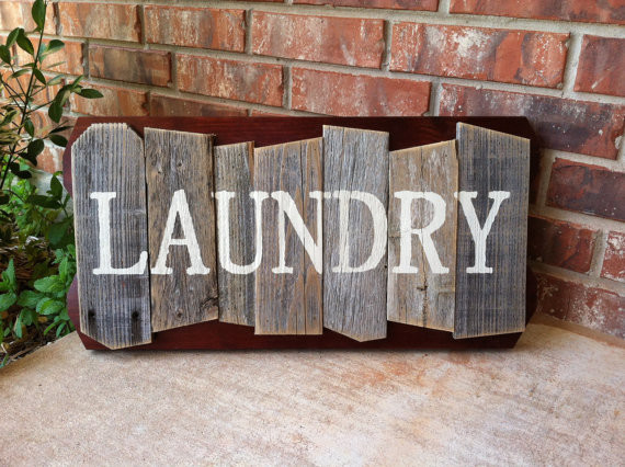 Wall / sign / / All Decor laundry Novelty  rustic Signs Products Home Decor