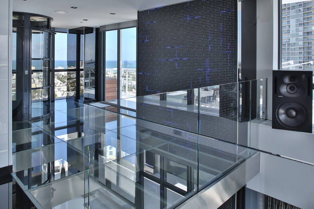 Miami Penthouse Mancave Gameroom LED Wall Panels - Contemporary - Home ...