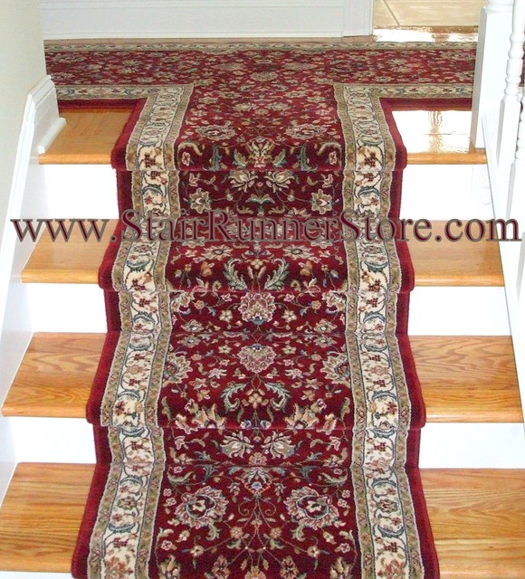 "T" Landing or Hallway Stair Runner Traditional Rugs new york
