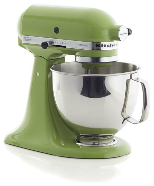 KitchenAid Artisan Green Apple Stand Mixer Contemporary Mixers by