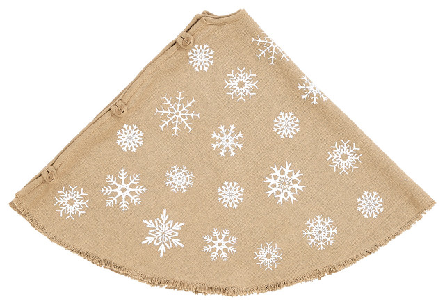 snowflake burlap tree skirt 50 quot farmhouse christmas snowflake burlap tree skirt 50 quot farmhouse christmas