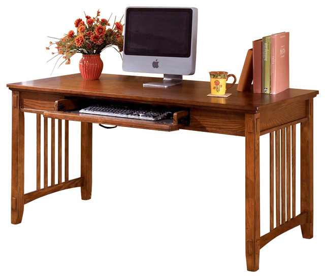 Mission Style Writing / Computer Desk Contemporary Desks And Hutches