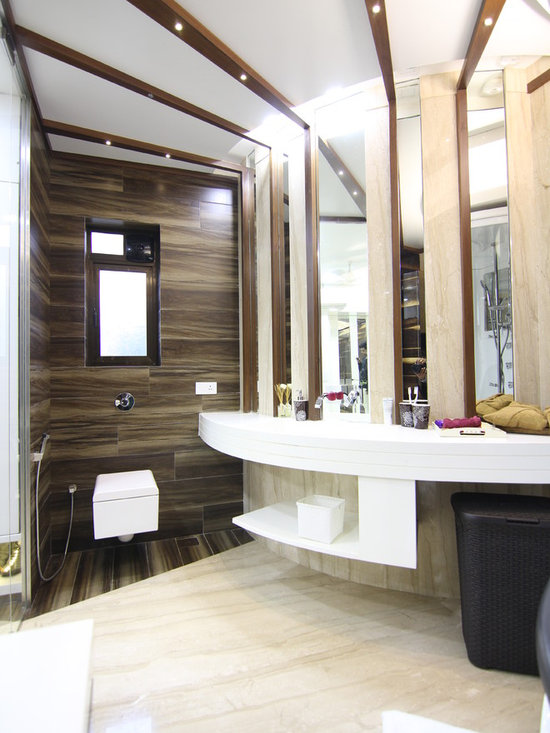 Curved Bathroom Vanity Home Design Ideas, Pictures, Remodel and Decor