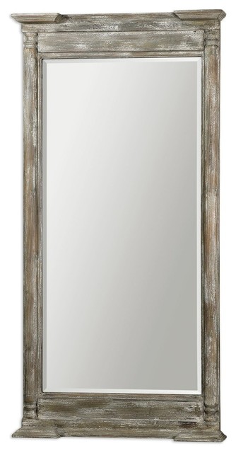 uttermost valcellina wooden leaner mirror rustic floor uttermost valcellina wooden leaner mirror rustic floor
