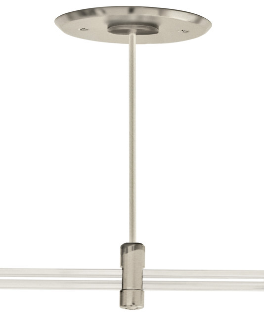 Monorail 4 Inch Round Single Feed Canopy Modern Track Lighting Accessories by Lightology