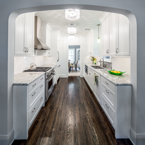 Get this look with the Crystorama Mercer! Photo credit: Traditional Kitchen by Edina Design-Build Firms MA Peterson Designbuild, Inc.