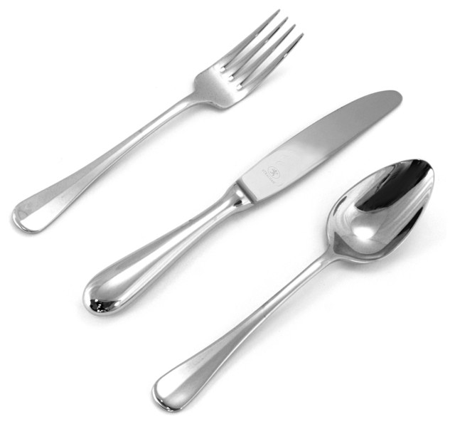 Strachan Figaro Cutlery Set 42pce Contemporary Flatware And