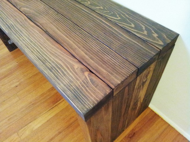 Rustic Wood Bench - Contemporary - Dining Benches - Other - by penny