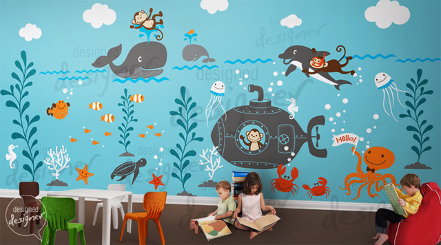 Children Wall Decal Wall Sticker Kids Decal by Designed Designer modern-kids-wall-