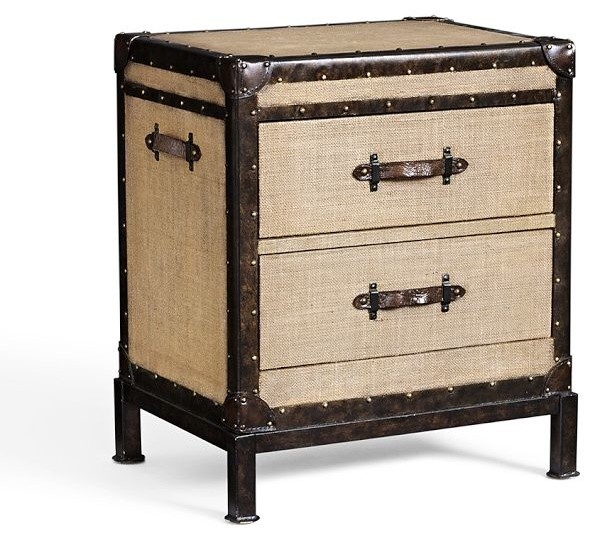 Redford Trunk Bedside Table Eclectic Nightstands And Bedside Tables by Pottery Barn