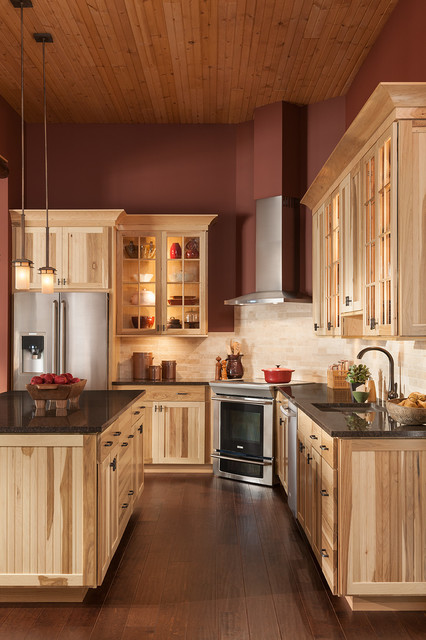 Cottage Hickory Cabinets