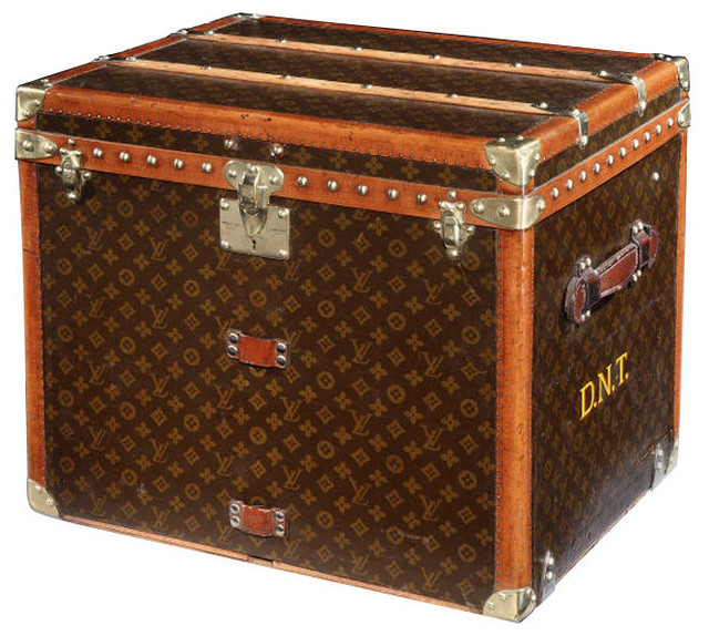 Louis Vuitton Cube Trunk - Traditional - Decorative Trunks - by 1stdibs