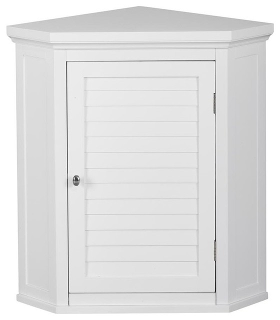 Slone Corner Wall with 1 Shutter Door Transitional Bathroom And Shelves Slone Corner Wall with 1 Shutter Door Transitional Bathroom And Shelves