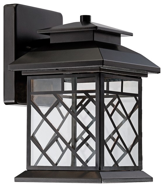 Woodmere 10 1/4" High LED Bronze Outdoor Wall Light Traditional