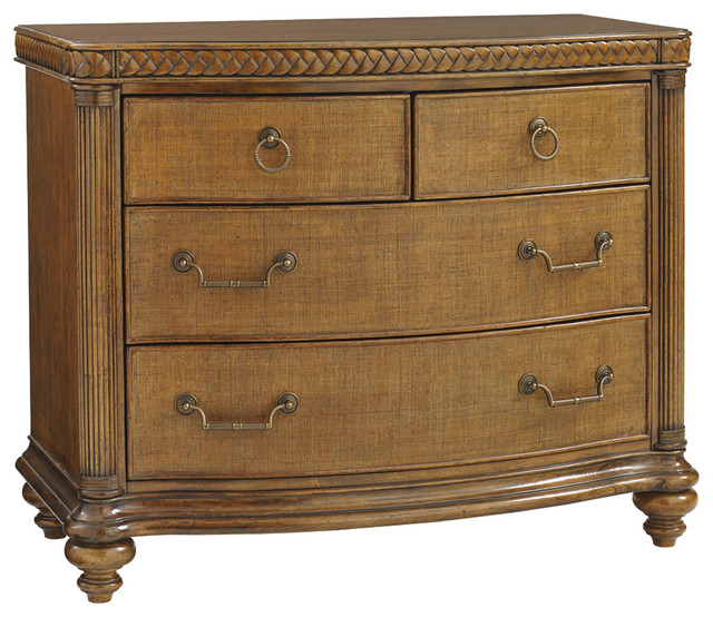 Tommy Bahama Bali Hai Silver Sands Bachelor'S Chest 593624 Contemporary Nightstands And