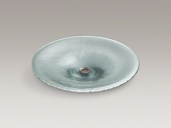 KOHLER Lavinia(R) Vessel glass above-counter bathroom sink ...