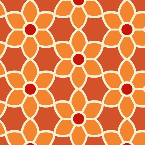 flora orange geometric floral wallpaper bolt contemporary wallpaper by brewster home fashions flora orange geometric floral wallpaper bolt contemporary wallpaper by brewster home fashions
