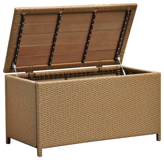 Outdoor Storage Trunk Contemporary Decorative Trunks by ShopLadder