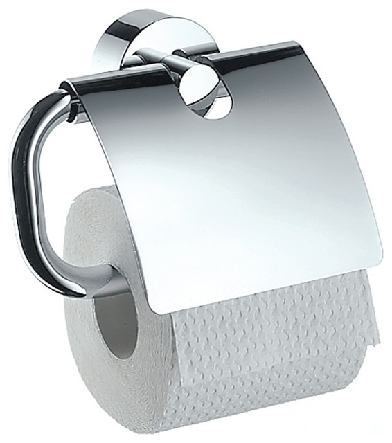 Hansgrohe41538000 Axor Uno Toilet Paper Holder with Cover in Chrome